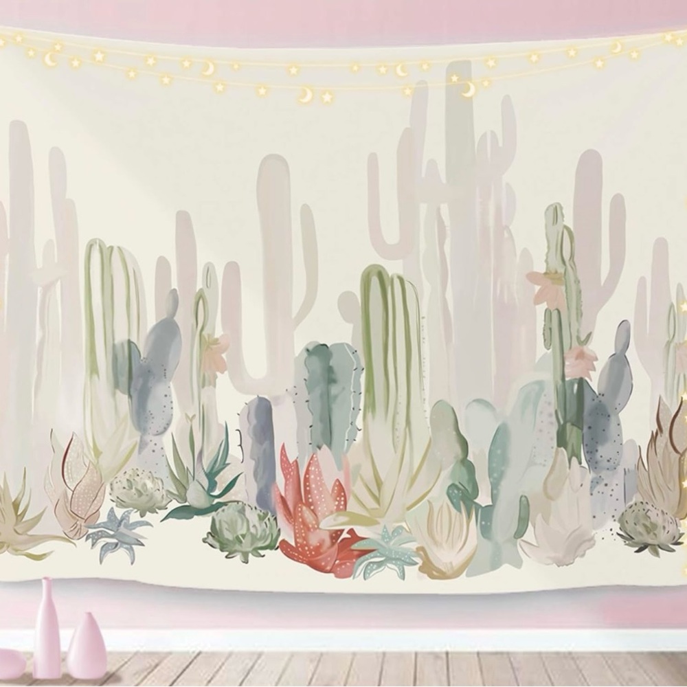 Succulent/cactus tapestry